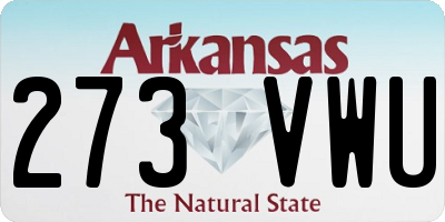 AR license plate 273VWU