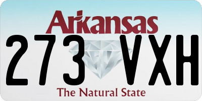AR license plate 273VXH