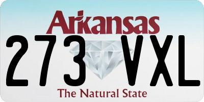AR license plate 273VXL