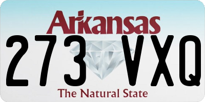AR license plate 273VXQ
