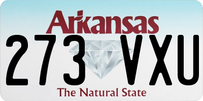 AR license plate 273VXU
