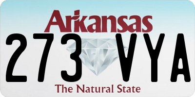 AR license plate 273VYA