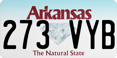 AR license plate 273VYB