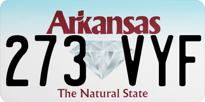 AR license plate 273VYF