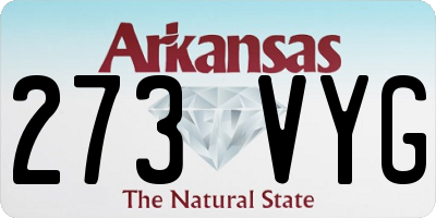 AR license plate 273VYG