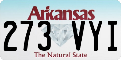 AR license plate 273VYI