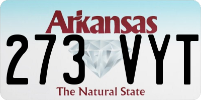 AR license plate 273VYT