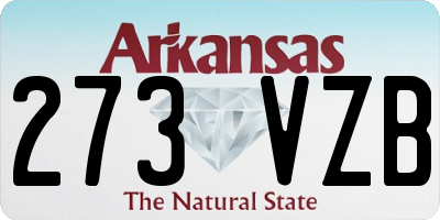 AR license plate 273VZB