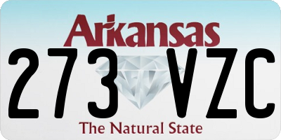 AR license plate 273VZC