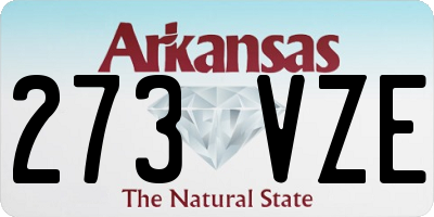 AR license plate 273VZE