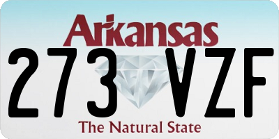 AR license plate 273VZF