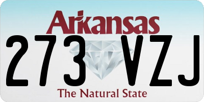AR license plate 273VZJ