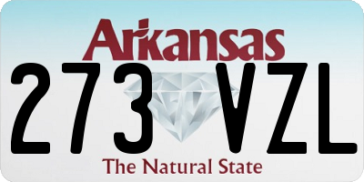 AR license plate 273VZL