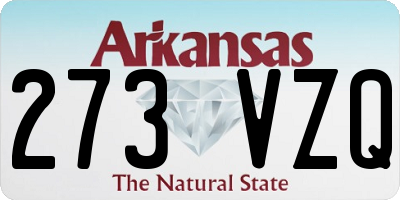 AR license plate 273VZQ