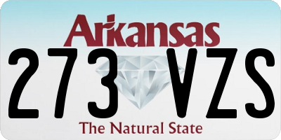AR license plate 273VZS