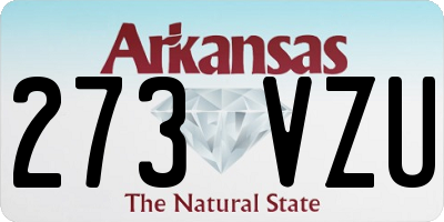 AR license plate 273VZU