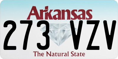 AR license plate 273VZV