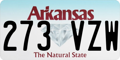 AR license plate 273VZW