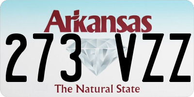 AR license plate 273VZZ