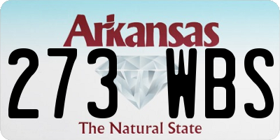 AR license plate 273WBS