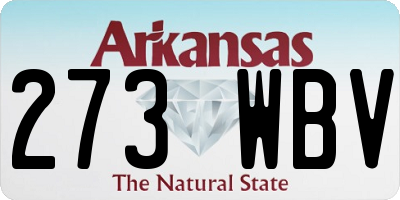 AR license plate 273WBV