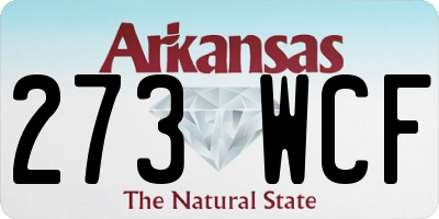 AR license plate 273WCF