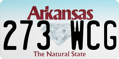 AR license plate 273WCG