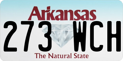 AR license plate 273WCH