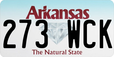 AR license plate 273WCK