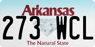 AR license plate 273WCL