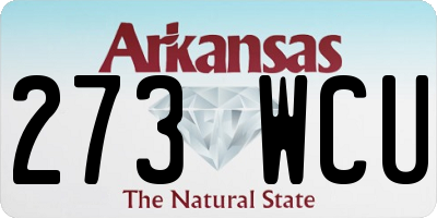 AR license plate 273WCU