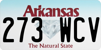 AR license plate 273WCV