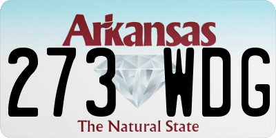 AR license plate 273WDG