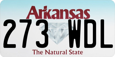 AR license plate 273WDL