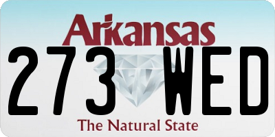 AR license plate 273WED