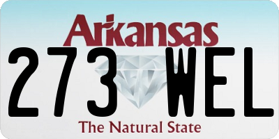AR license plate 273WEL