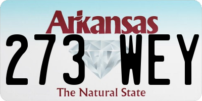 AR license plate 273WEY