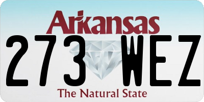 AR license plate 273WEZ