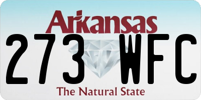 AR license plate 273WFC