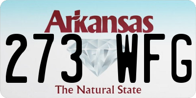 AR license plate 273WFG