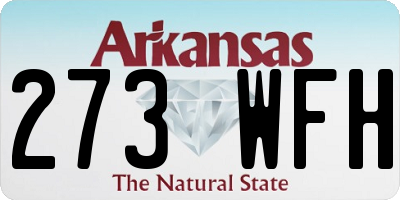 AR license plate 273WFH