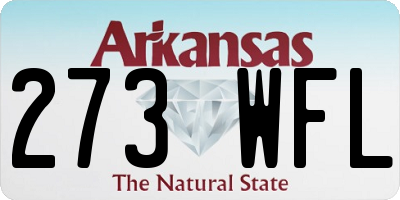 AR license plate 273WFL