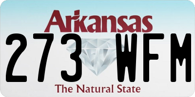 AR license plate 273WFM