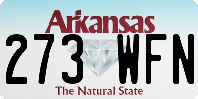 AR license plate 273WFN