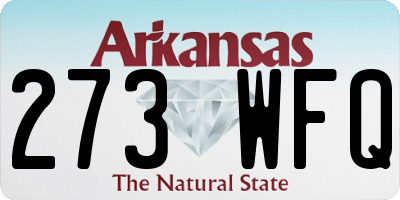 AR license plate 273WFQ