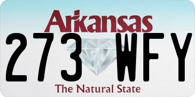 AR license plate 273WFY