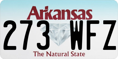 AR license plate 273WFZ
