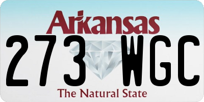 AR license plate 273WGC