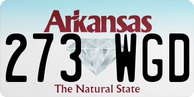 AR license plate 273WGD