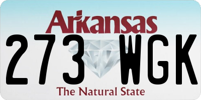 AR license plate 273WGK